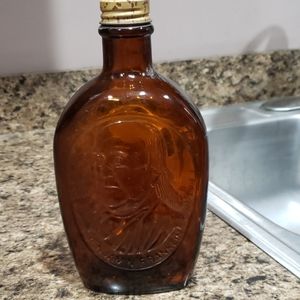 Log Cabin Syrup Jar
